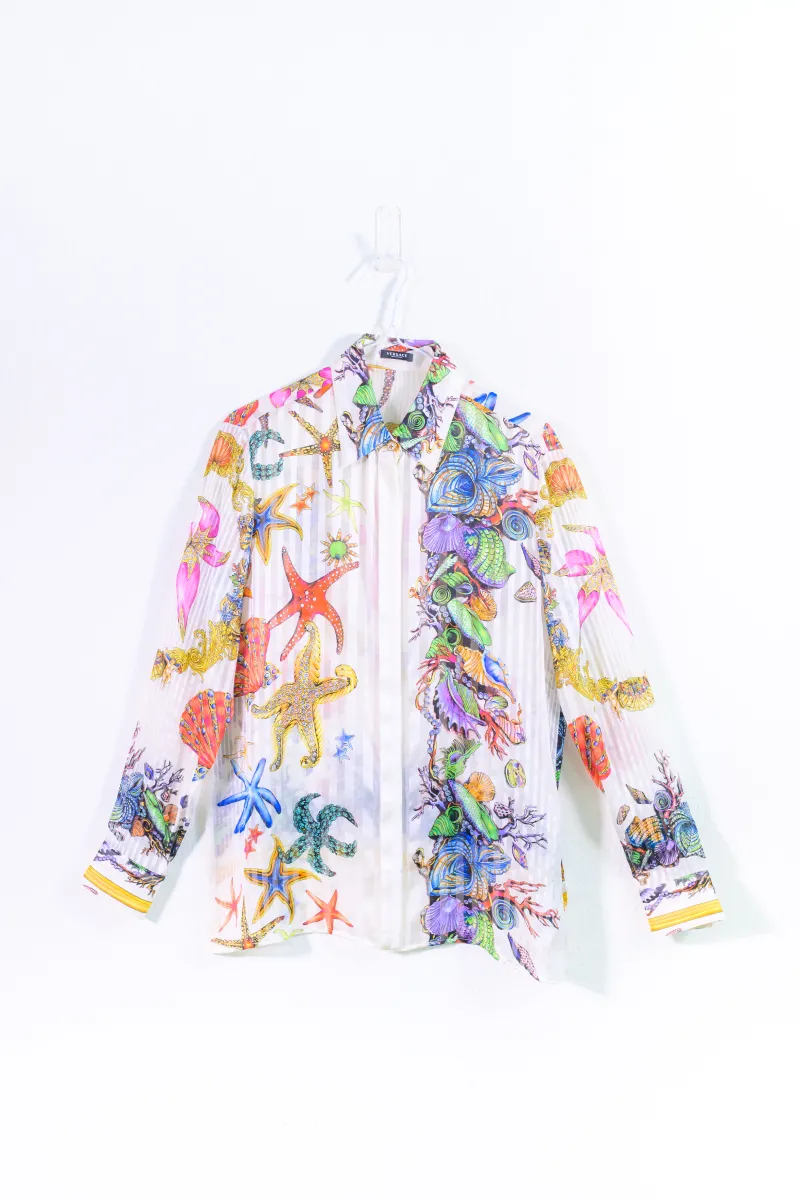 VINTAGE VERSACE SILK SHIRT