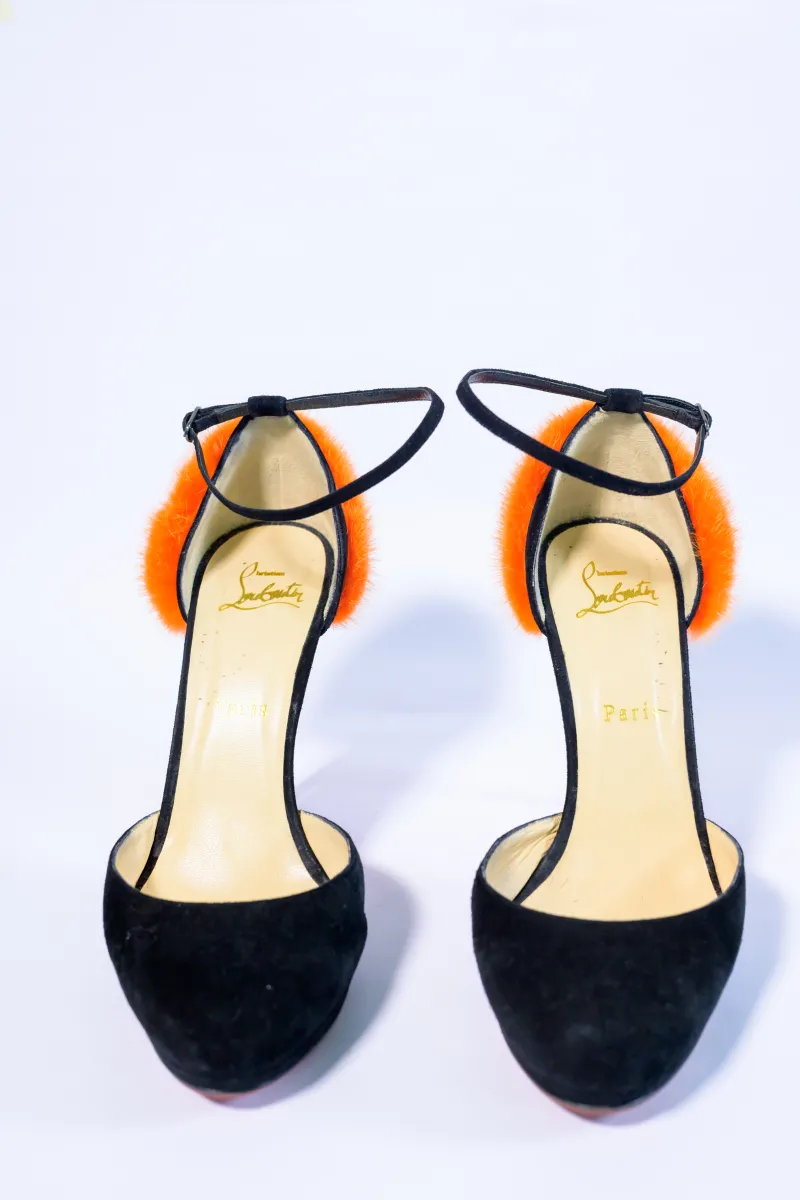 CHRISTIAN LOUBOUTIN CRAZY FUR HEELS