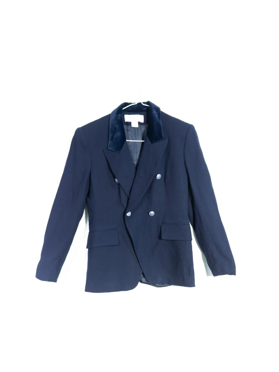 JONES NEW YORK NAVY WOOL PANTSUIT