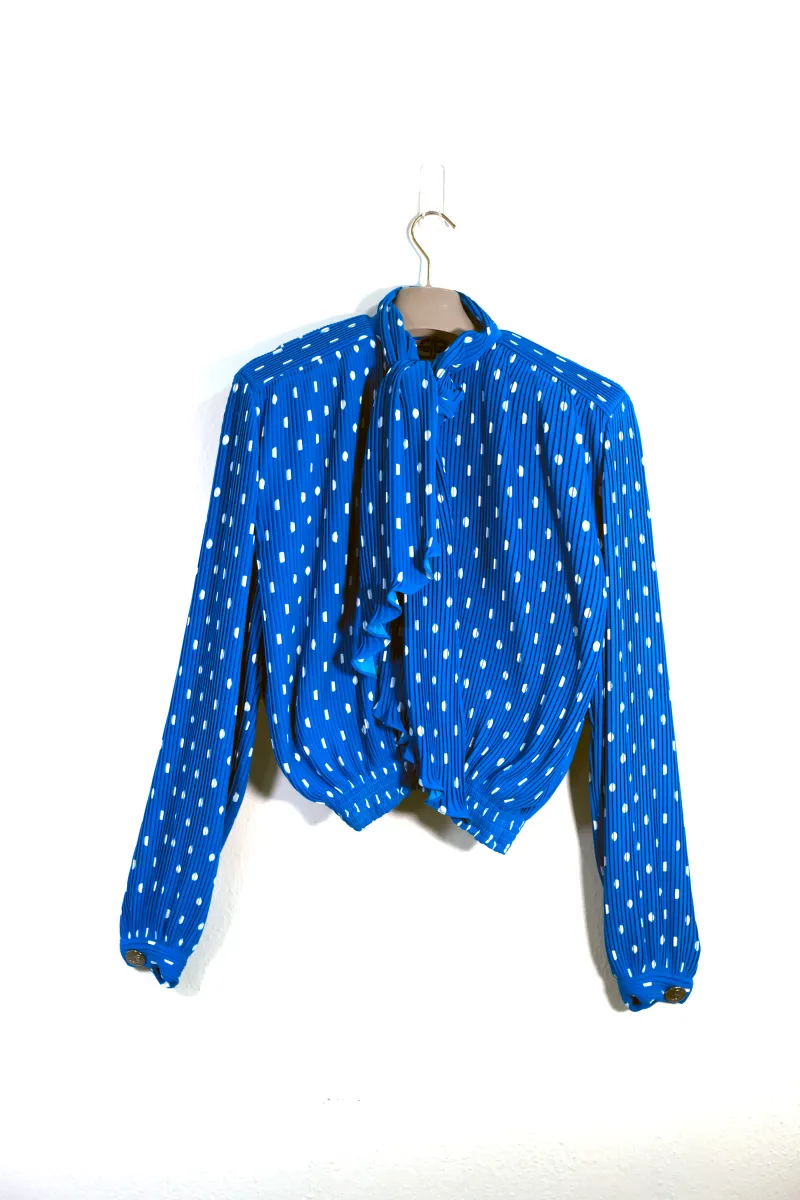 BALENCIAGA ZIP-UP BLOUSE