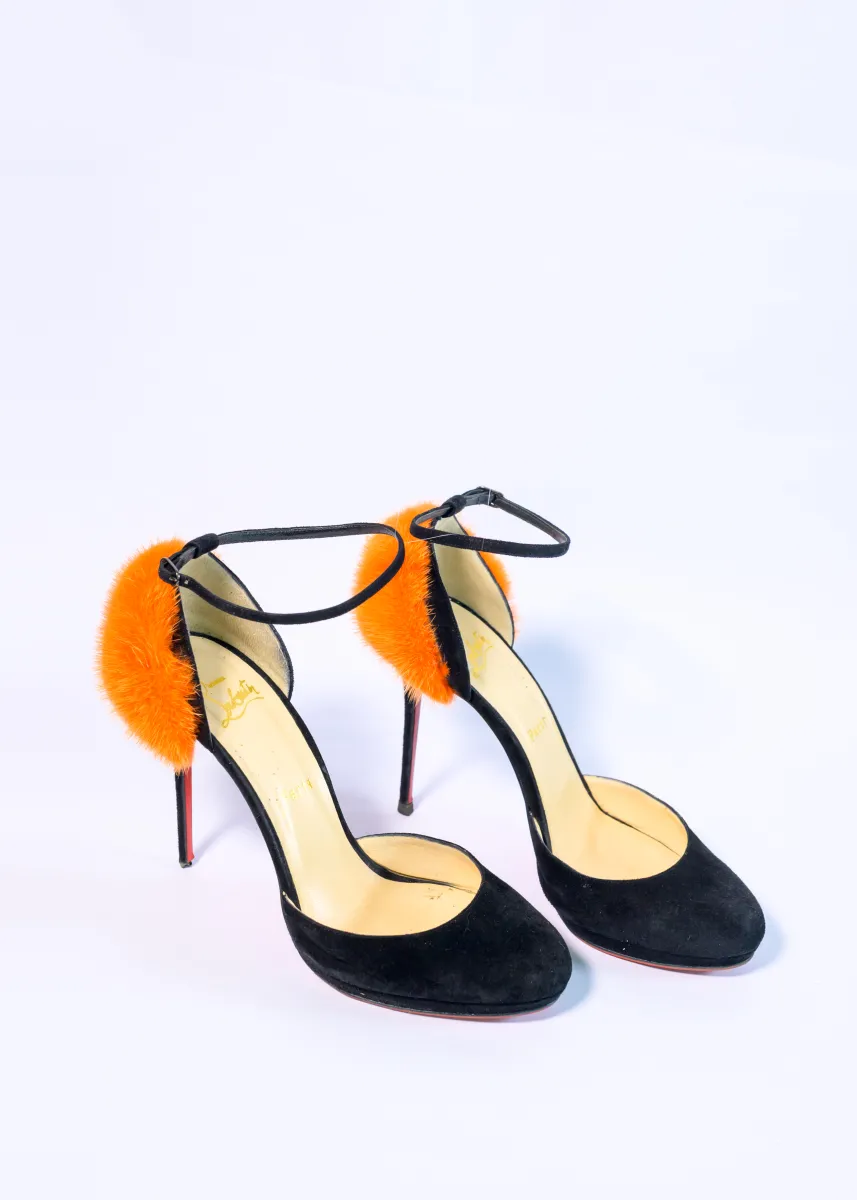 CHRISTIAN LOUBOUTIN CRAZY FUR HEELS